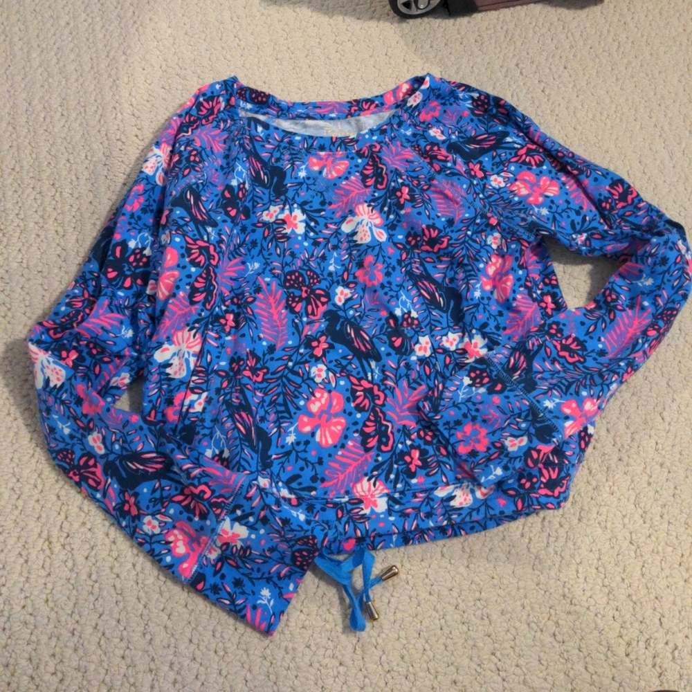 Lilly Pulitzer • Athleisure Crop Sweatshirt • Medium